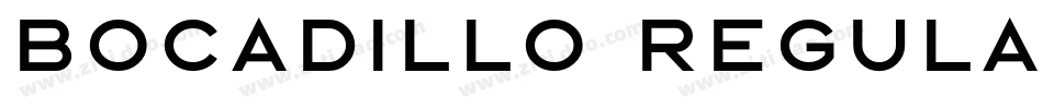 Bocadillo Regular字体转换